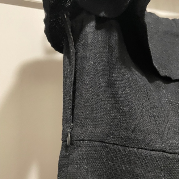 Black Off the Shoulder Mini Dress - Picture 3 of 6